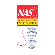 NAS NAFAZOLINA 0.05% PDE SOL NASAL 15ML 